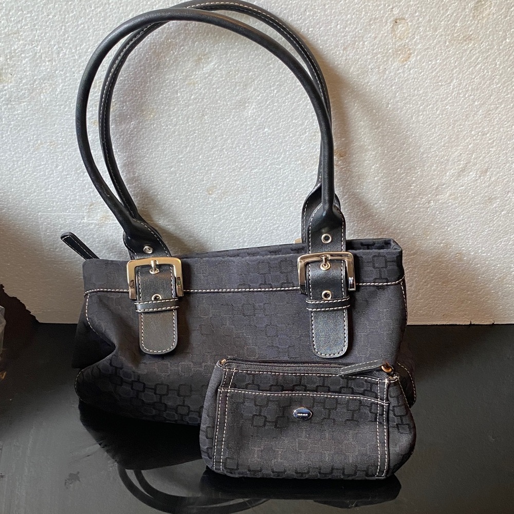 Nine West Black Shoulder Bag Set
